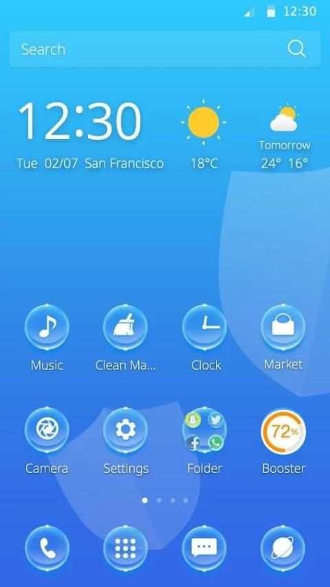 CM Security विषय ( AppLock) स्क्रीनशॉट 3