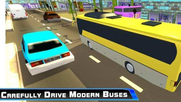 Modern City Tousrist Bus 3D screenshot 8
