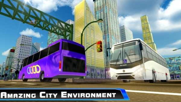Modern City Tousrist Bus 3D screenshot 7