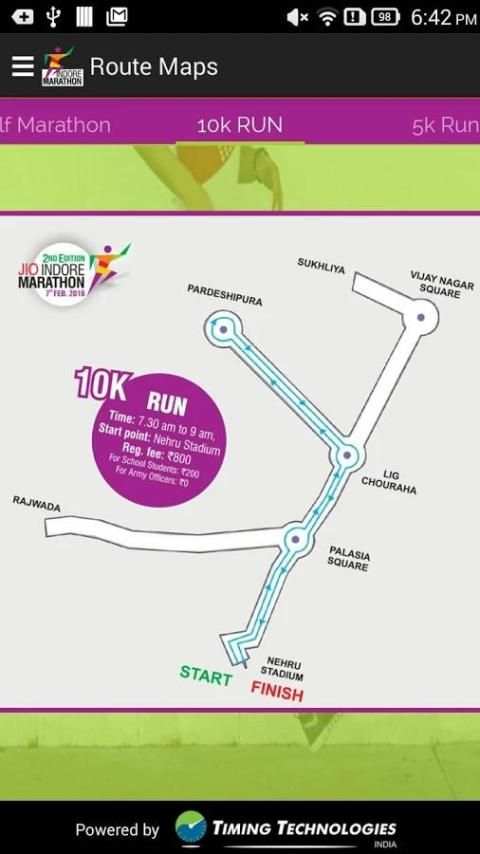 Jio Indore Marathon screenshot 3
