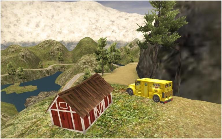 3D Truck Sim: Home Delivery 7 تصوير الشاشة
