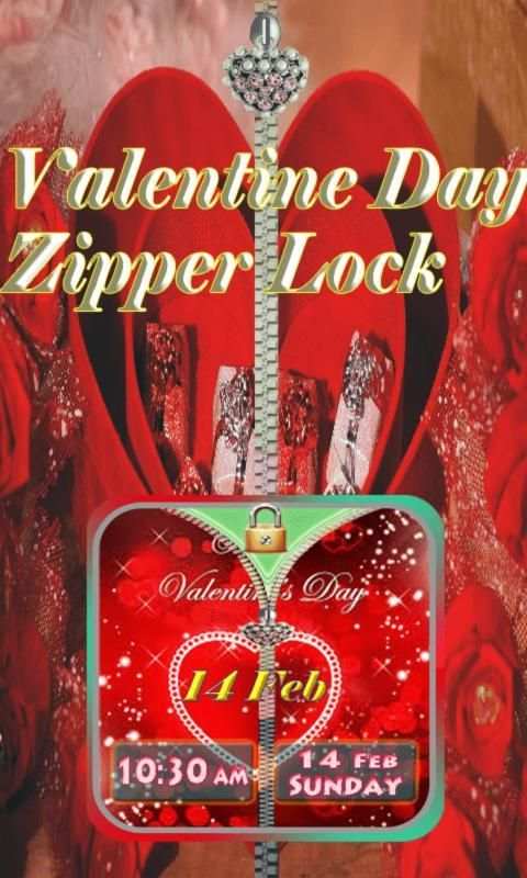 Valentine's Day Zipper Lock screenshot 9