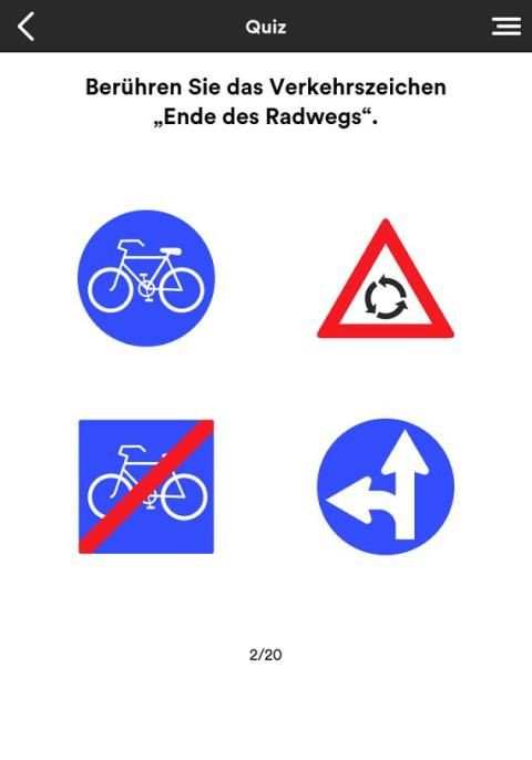stop&go Verkehrssicherheitsapp स्क्रीनशॉट 2