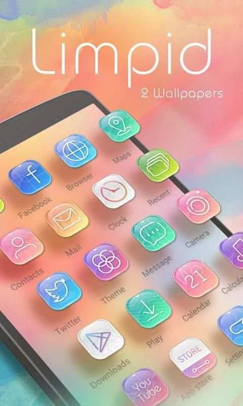 Limpid GO Launcher Theme screenshot 6
