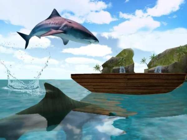 Shark Simulator Attack 1 تصوير الشاشة