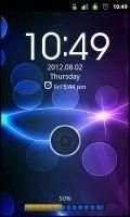 Neon Blue HD GO Locker Theme स्क्रीनशॉट 3