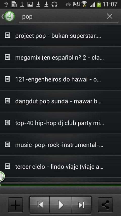 4shared nhạc và máy nghe nhạc screenshot 1