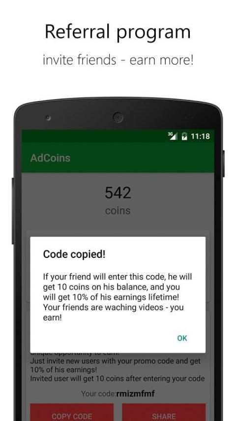 AdCoins: make cash now! screenshot 4