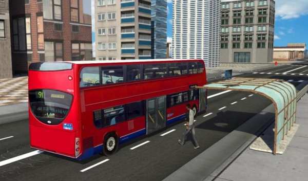 City Bus Driving Simulator स्क्रीनशॉट 3