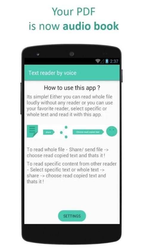 Text reader by voice स्क्रीनशॉट 4