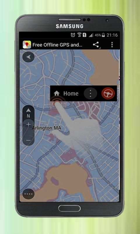Free Offline Gps & Maps Finder 2 تصوير الشاشة