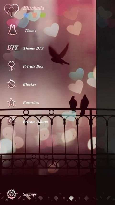 Tema SMS Romantis screenshot 1