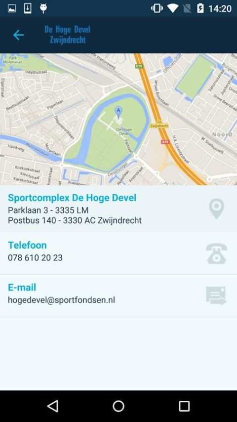 Sportcomplex De Hoge Devel screenshot 2