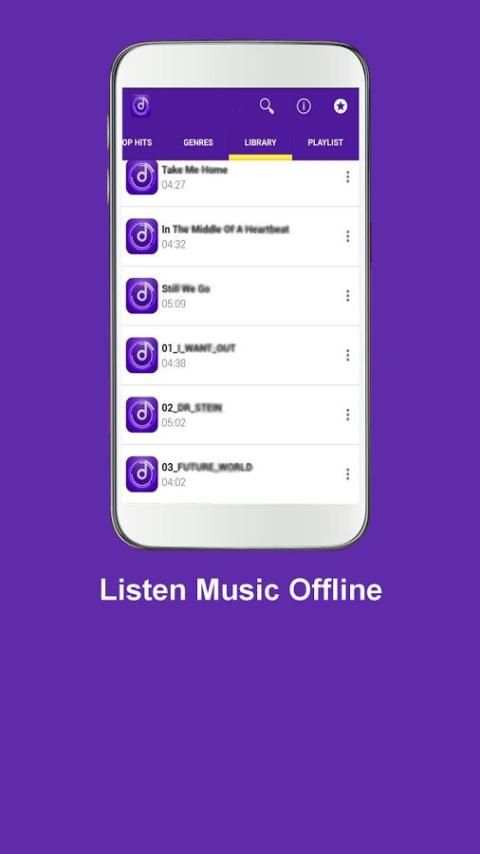 MP3 Music Player For Tubidy 1 تصوير الشاشة
