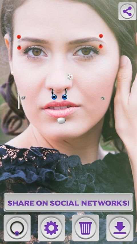 Piercing Salon Photo Editor screenshot 3