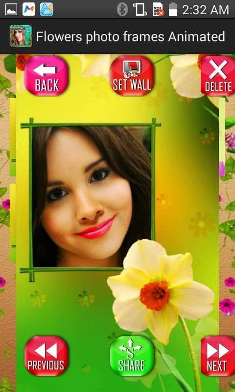 Flowers photo frames Animated 8 تصوير الشاشة