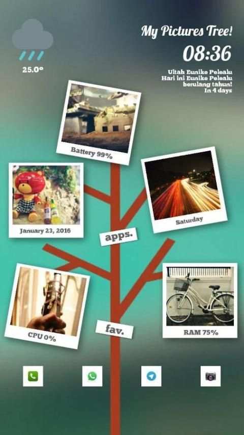 Pictree for Total Launcher स्क्रीनशॉट 1
