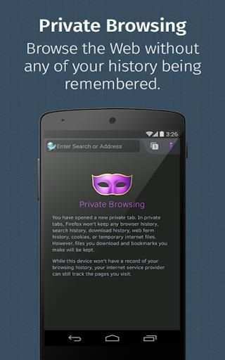 Ghostfox: Browser for Android скриншот 2