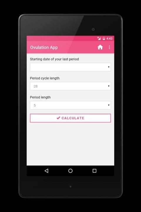 Ovulation App screenshot 2