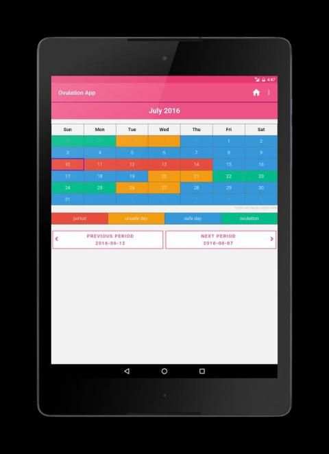 Ovulation App screenshot 3