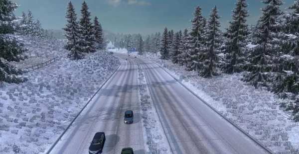 Euro Bus 4x4 Snow Hill Climb screenshot 1