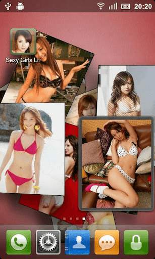 Sexy Girls Live Wallpaper screenshot 2