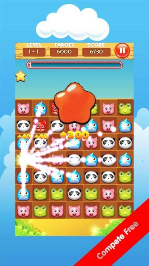 Tap Dog Link - Pop Pet Puzzle screenshot 1