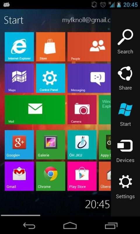 Metro UI Launcher 10 स्क्रीनशॉट 1