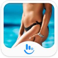 Sexy Hot Beach Keyboard Theme
