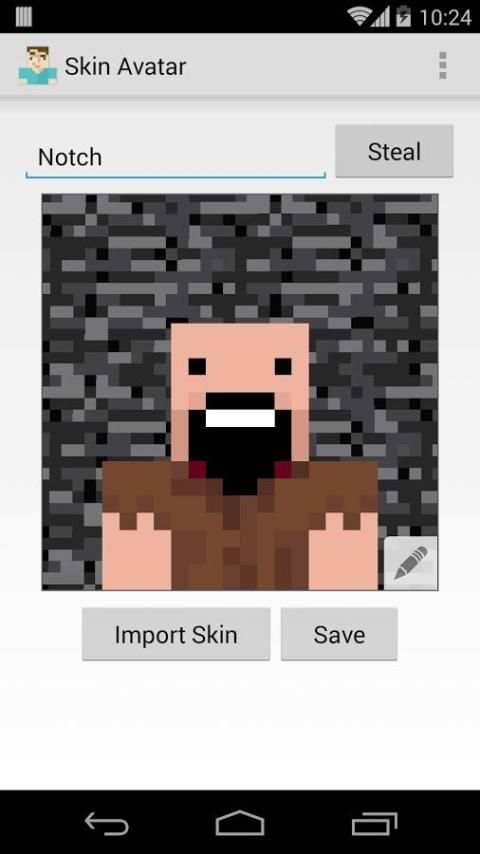 Skin Avatar for Minecraft скриншот 1