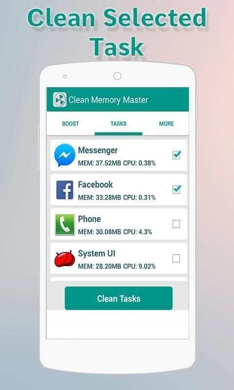 RAM Clean Master screenshot 1