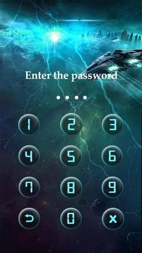 Screen Lock Theme Strom скриншот 1