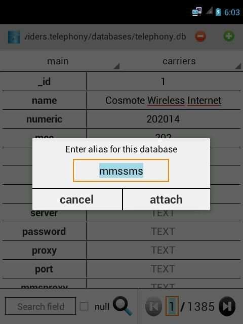 SQLite Editor Lite screenshot 1