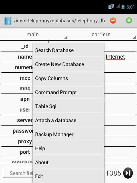SQLite Editor Lite screenshot 2
