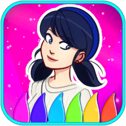 Coloring game for ladybug أيقونة