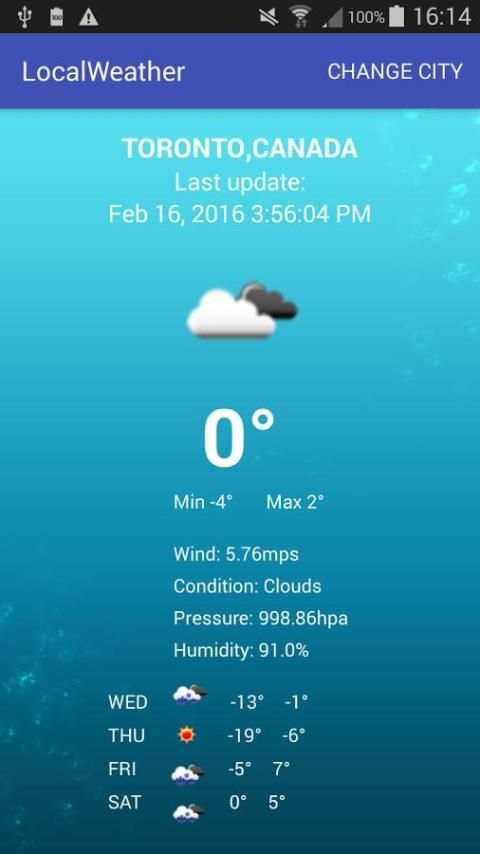 TheWeather screenshot 2