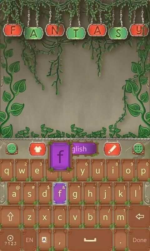 Fantasy GOKeyboard Theme Emoji screenshot 2
