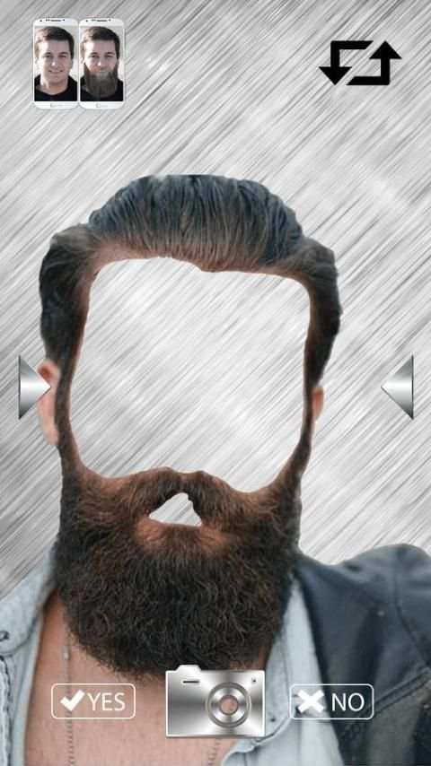 Laki-Laki Jenggot Foto Montase screenshot 7