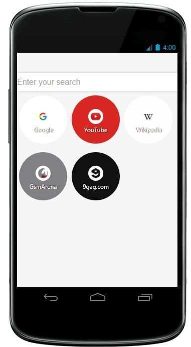 Fast browser for slow phones screenshot 2