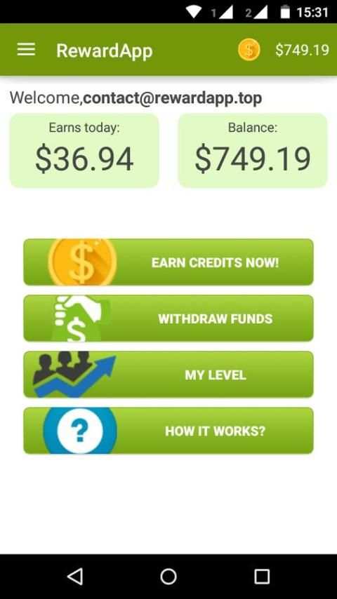 RewardApp - Earn money скриншот 2