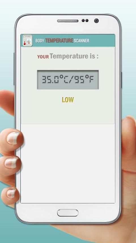 Finger Body Temperature Prank 1 تصوير الشاشة