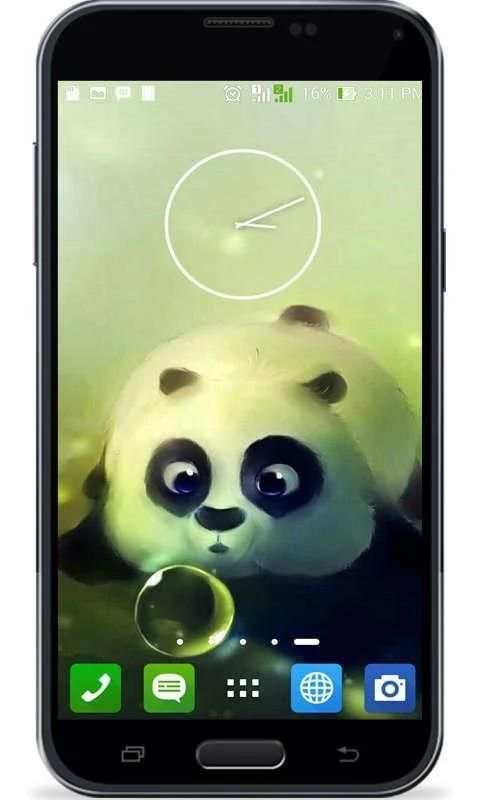 Tema Panda Android screenshot 2