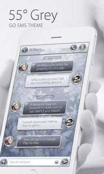 Tema SMS Silver Elegan screenshot 5