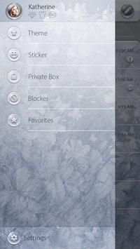 Tema SMS Silver Elegan screenshot 1
