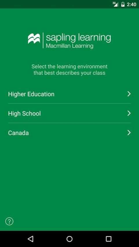 Sapling Learning 12 تصوير الشاشة