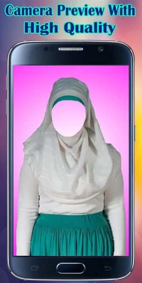Hijab And Burka Suit Photo screenshot 3