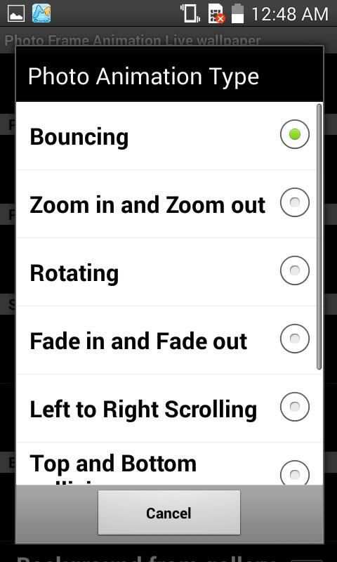 Photo Frame Animation LWP screenshot 7