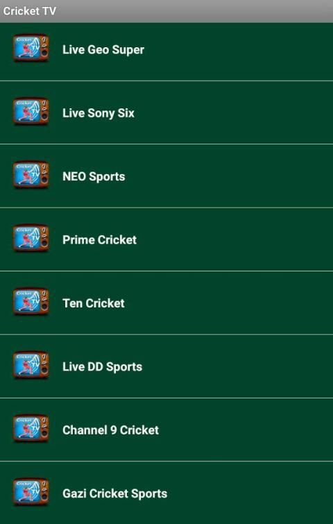 Cricket TV Free Channels screenshot 2
