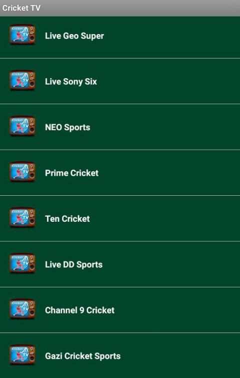 Cricket TV Free Channels screenshot 2