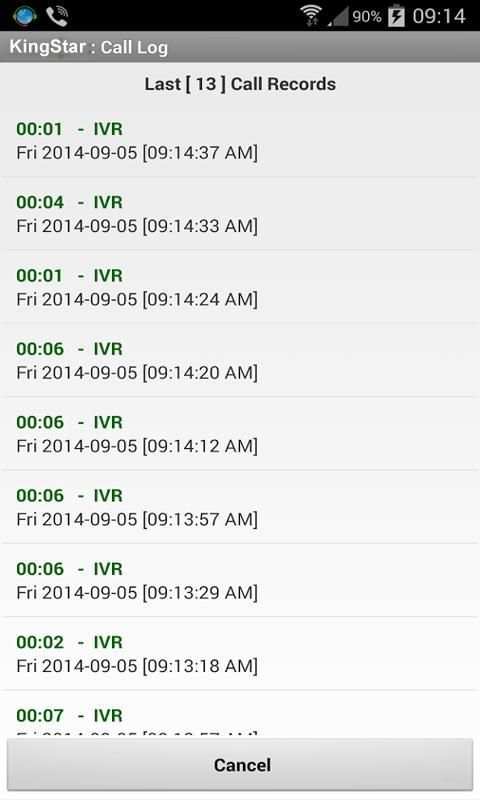 KingStar Dialer 1 تصوير الشاشة